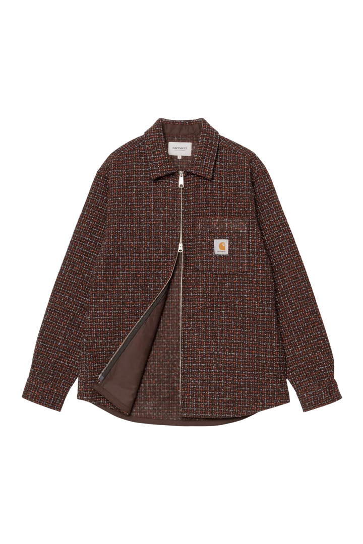 bellamy shirt jac 100% polyester bouclé twill - carhartt - 510058393 - vestes - nouveau.