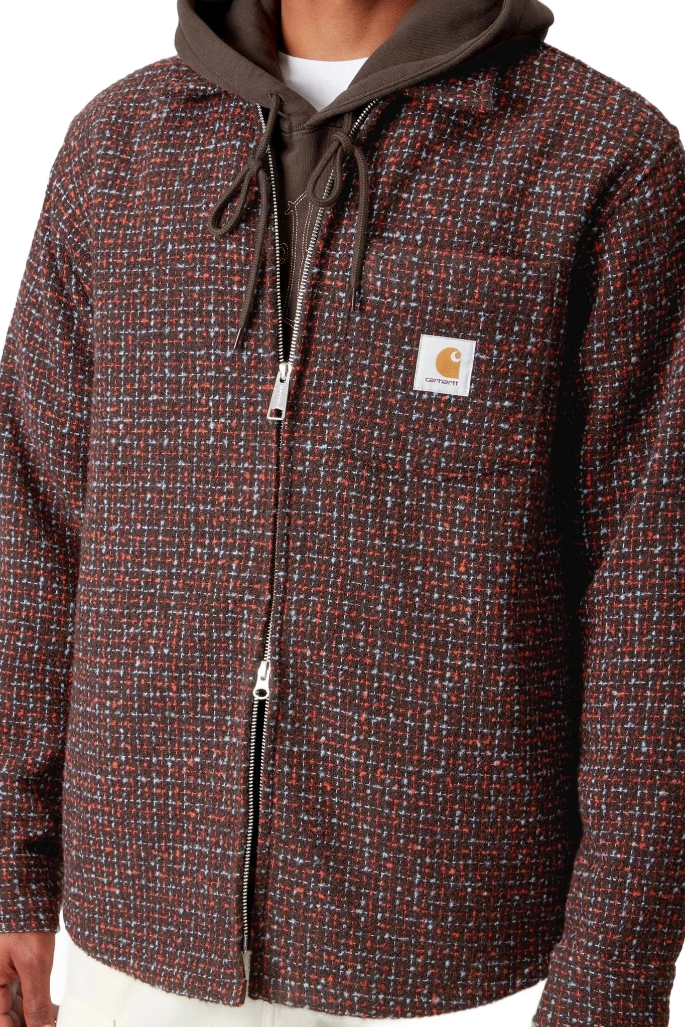bellamy shirt jac 100% polyester bouclé twill - carhartt - 510058393 - vestes - nouveau.