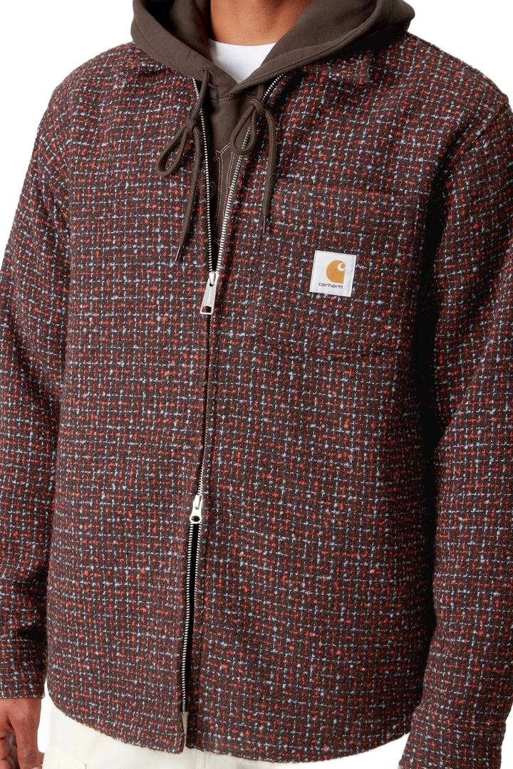 bellamy shirt jac 100% polyester bouclé twill - carhartt - 510058393 - vestes - nouveau.