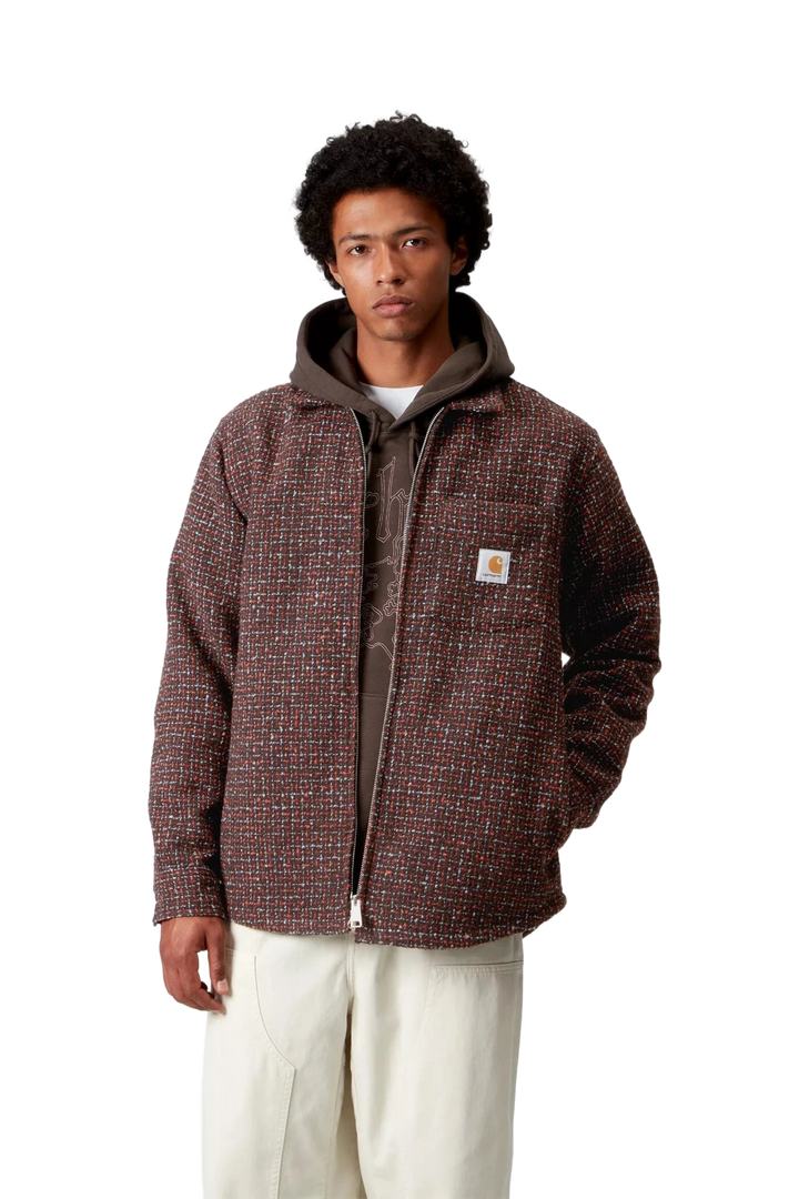 bellamy shirt jac 100% polyester bouclé twill - carhartt - 510058393 - vestes - nouveau.