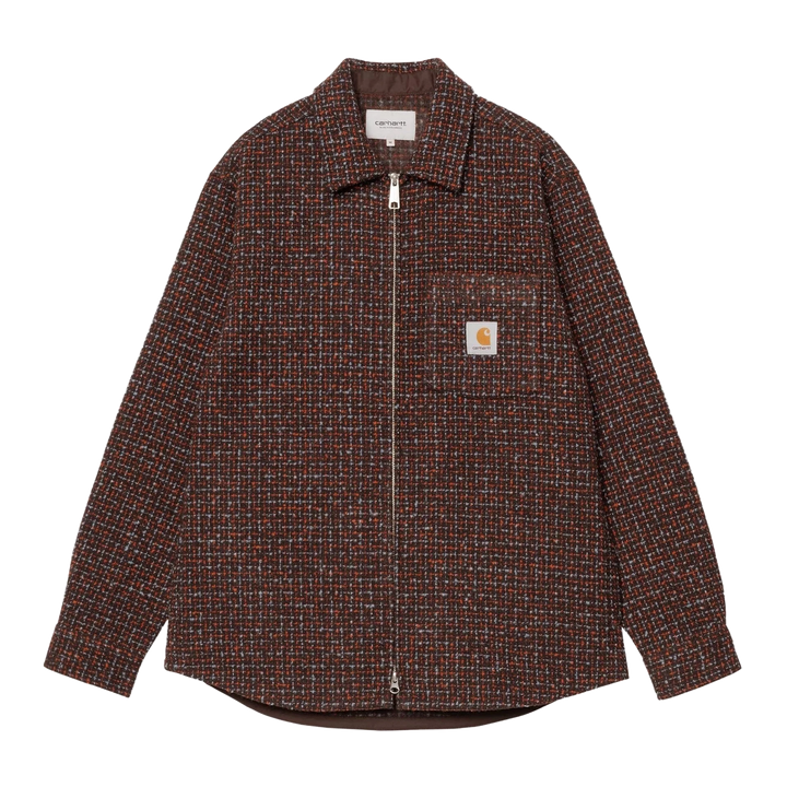 bellamy shirt jac 100% polyester bouclé twill - carhartt - 510058393 - vestes - nouveau.