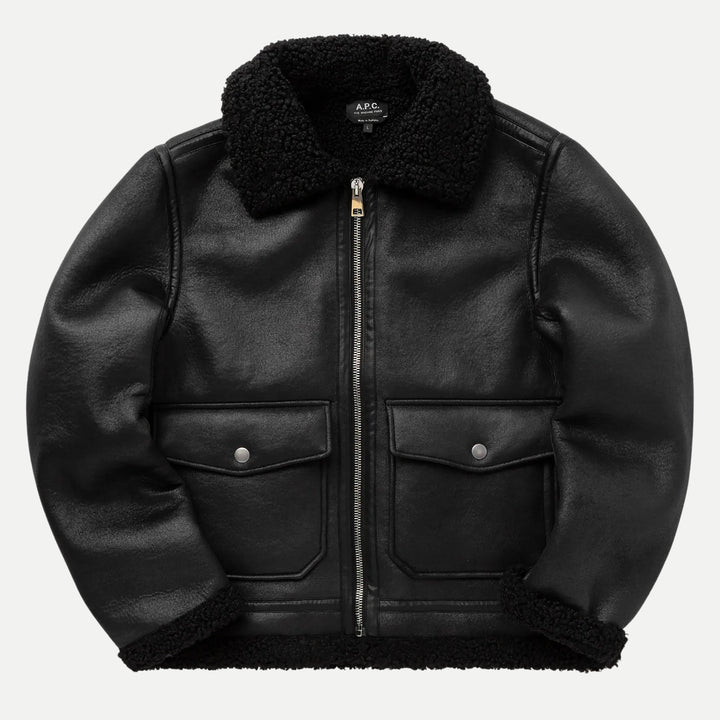 blouson tommy - apc - 510057617 - blousons - nouveau.