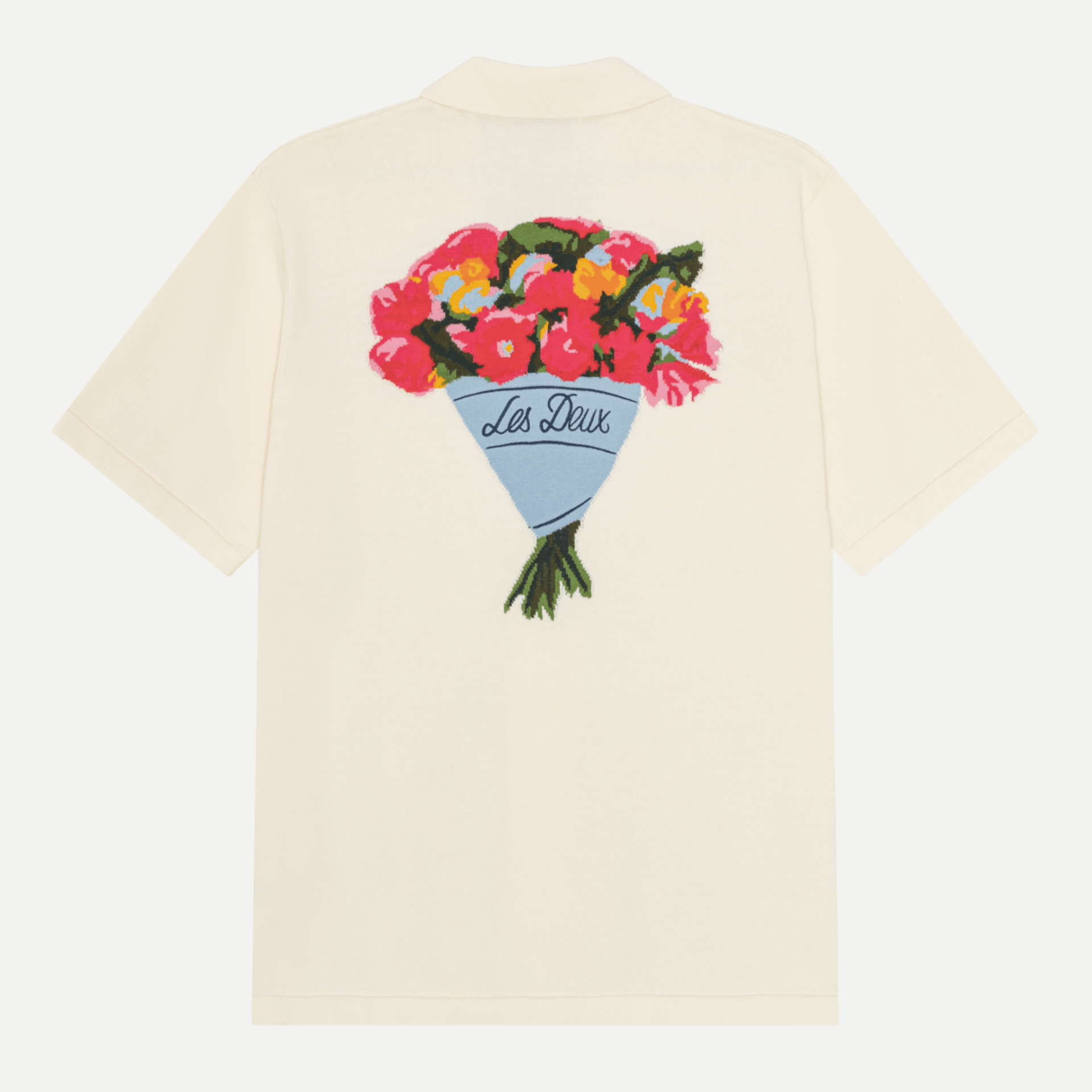 bouquet knitted ss shirt - les deux - 520079968 - chemises - Nouveau. men