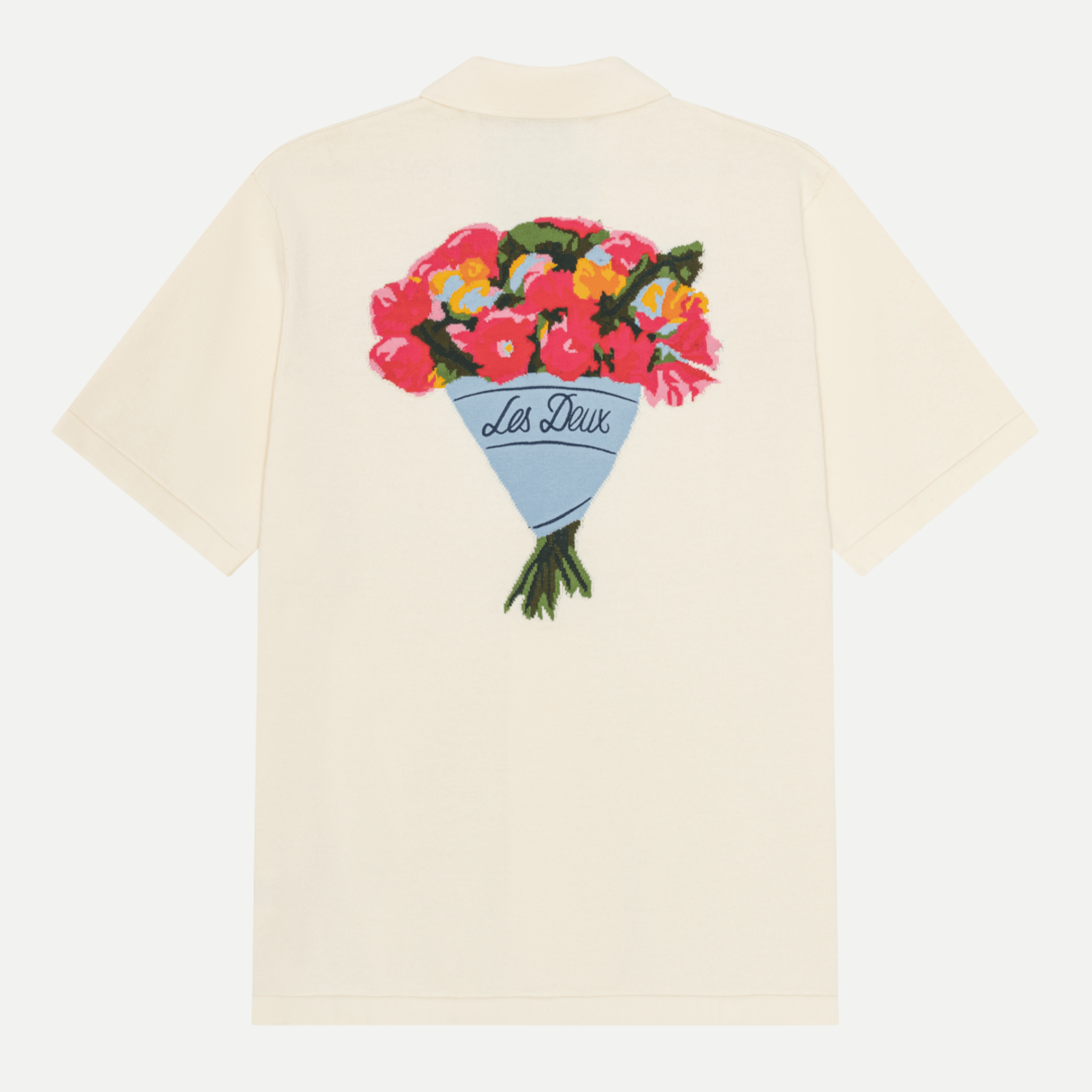 bouquet knitted ss shirt - les deux - 520079968 - chemises - Nouveau. men