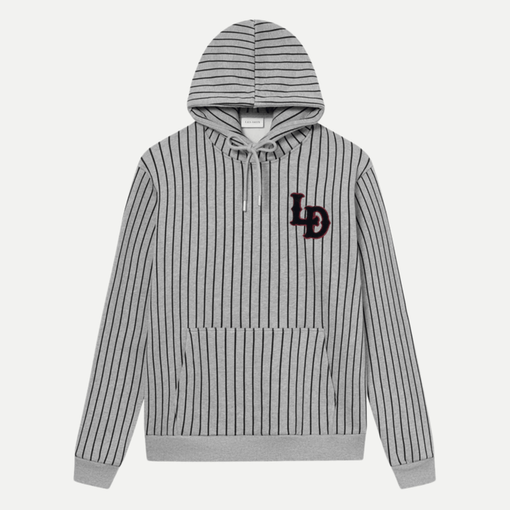 brady ld patch pinstripe hoodie - les deux - 510062703 - sweat - Nouveau. men
