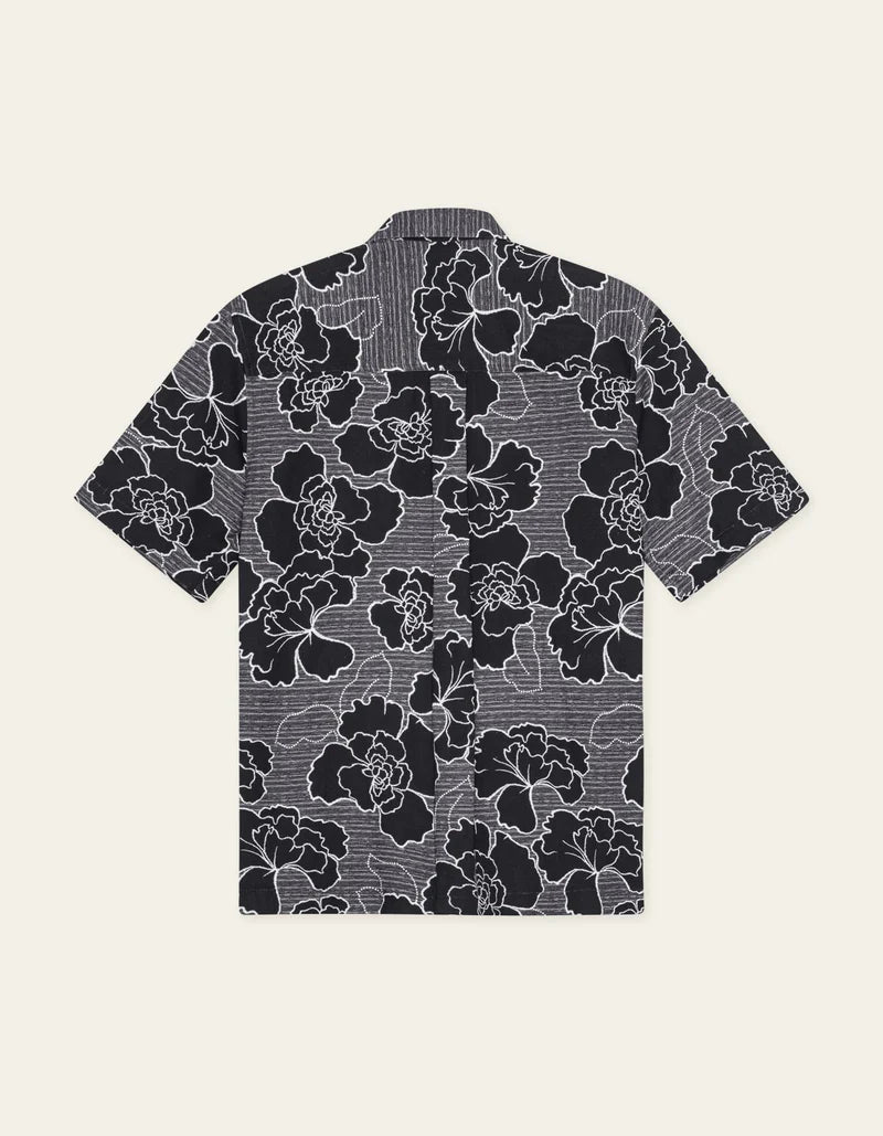 charlie poppy aop ss shirt - les deux - 520063653 - chemises - Nouveau. men