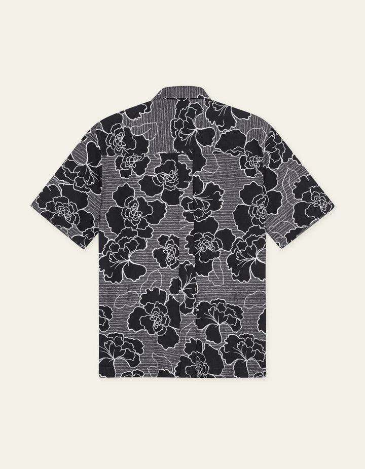 charlie poppy aop ss shirt - les deux - 520063653 - chemises - Nouveau. men