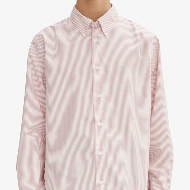 chemise greg - apc - 510038302 - chemises - nouveau.