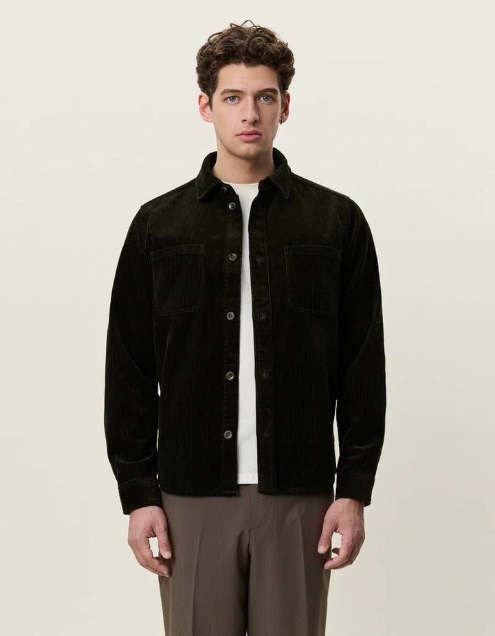 corduroy overshirt - les deux - 520085051 - chemises - Nouveau. men