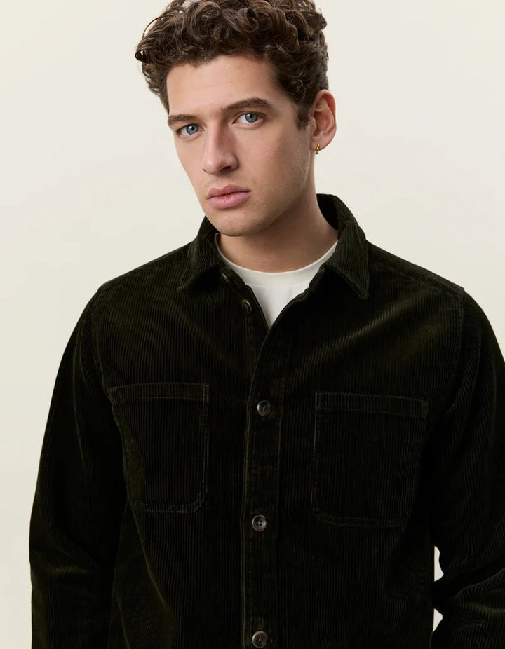 corduroy overshirt - les deux - 520085051 - chemises - Nouveau. men