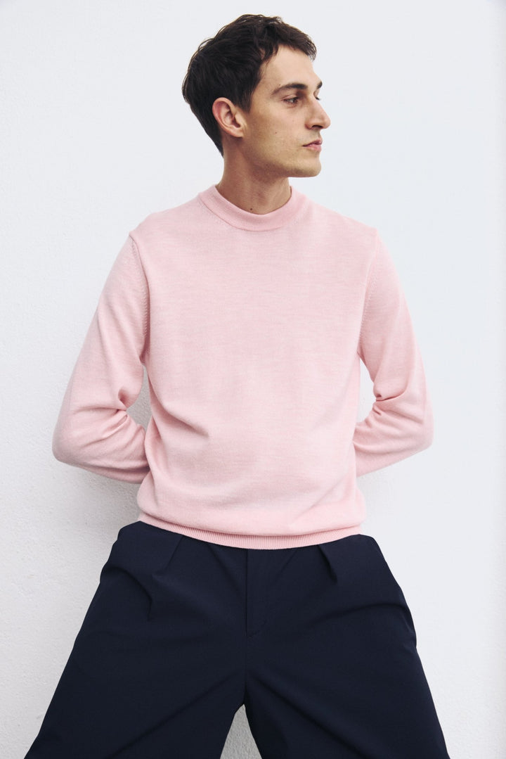 crewneck merino knit - unfeigned - 520058284 - pulls - nouveau.