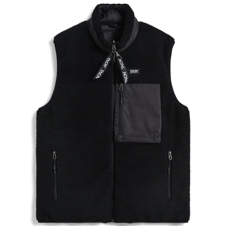 down boa reversible vest - taion - 500012213 - manteaux - nouveau.