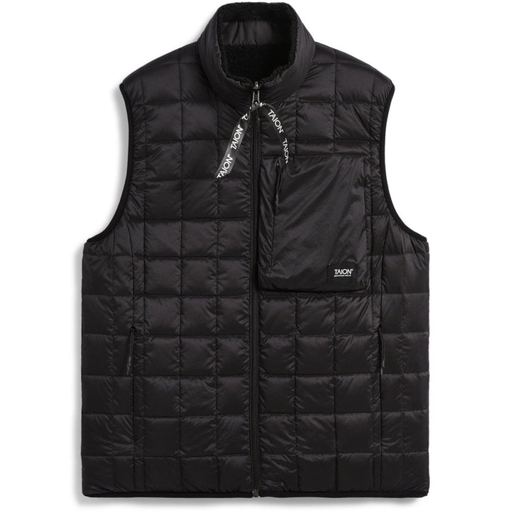 down boa reversible vest - taion - 500012213 - manteaux - nouveau.