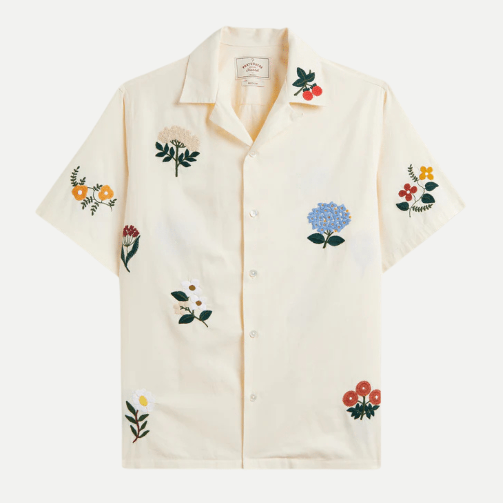 embroiderie flowers - portuguese flannel - 520040227 - chemises - Nouveau. men
