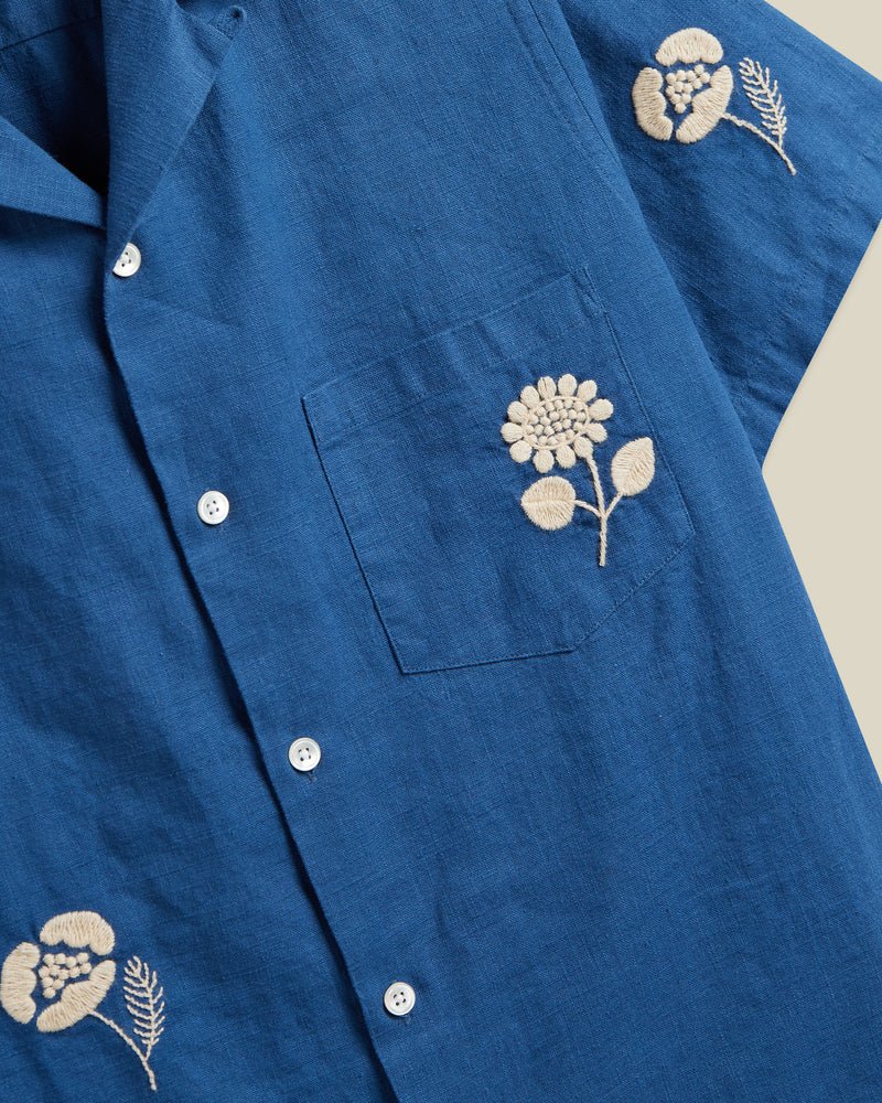 Embroidery nature ramie - portuguese flannel - 520073270 - chemises - Nouveau. men