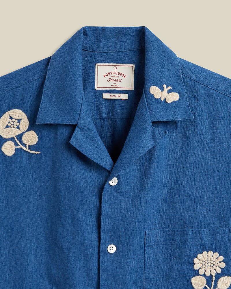 Embroidery nature ramie - portuguese flannel - 520073270 - chemises - Nouveau. men