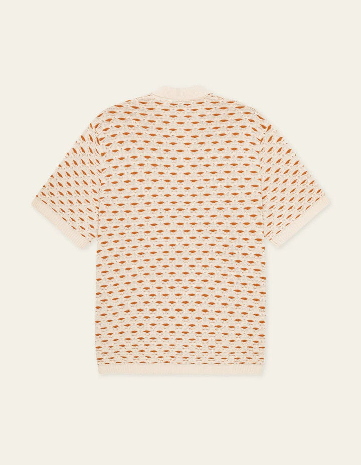 esmay shell knitted polo - les deux - 520062366 - polos - Nouveau. men