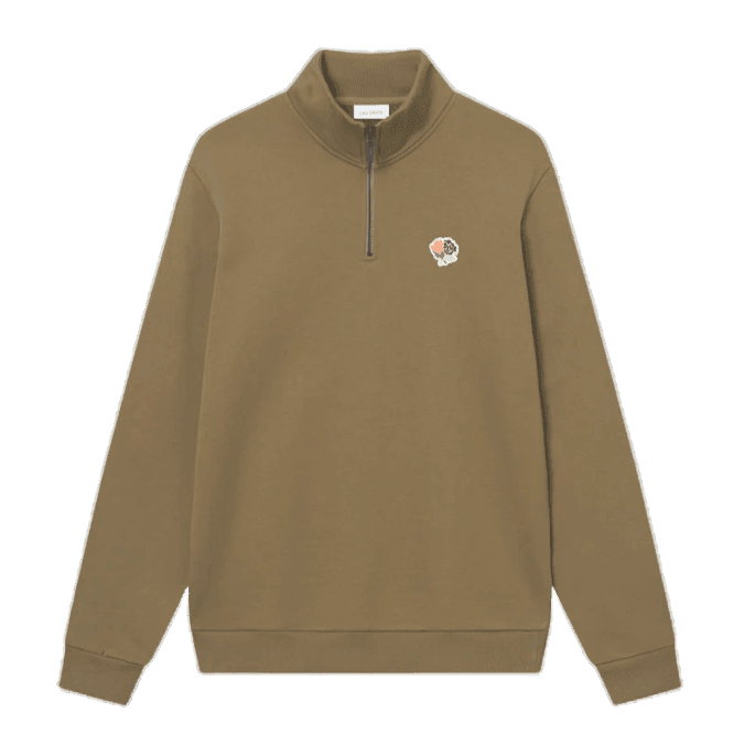 felipe patch halfzip sweat - les deux - 520046724 - sweat - nouveau.