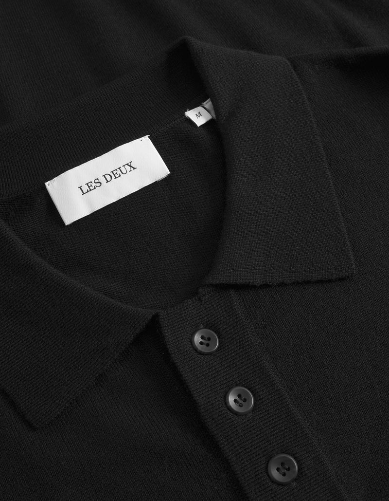 greyson merino polo knit - les deux - 520046830 - pulls - nouveau.