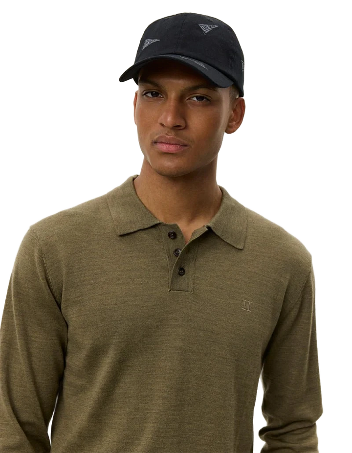 greyson merino polo knit - les deux - 520046830 - pulls - nouveau.