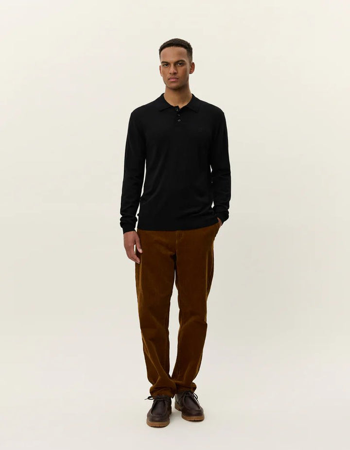 greyson merino polo knit - les deux - 520046793 - pulls - nouveau.