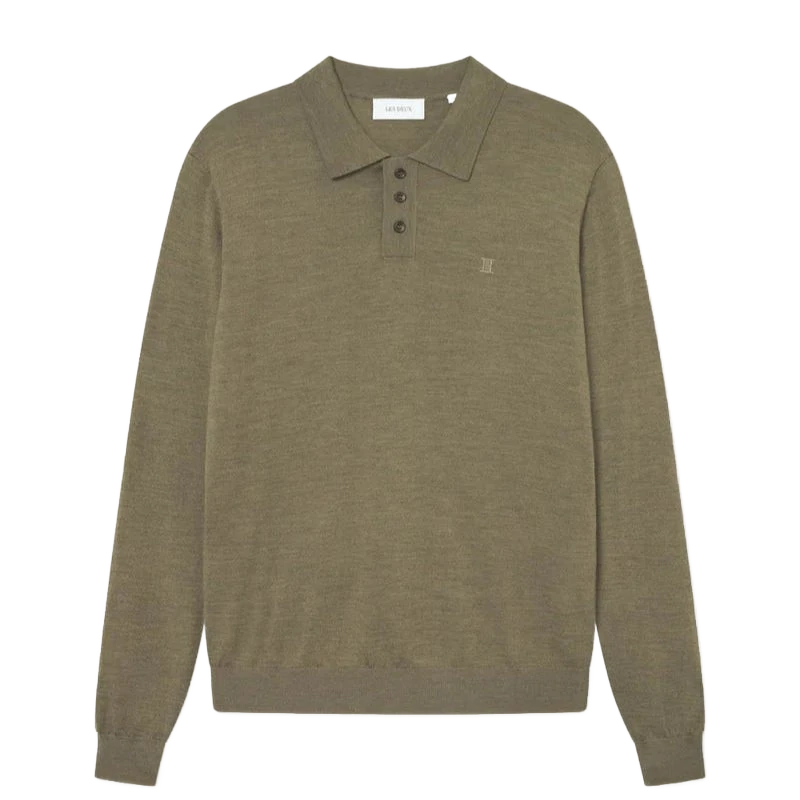 greyson merino polo knit - les deux - 520046830 - pulls - nouveau.