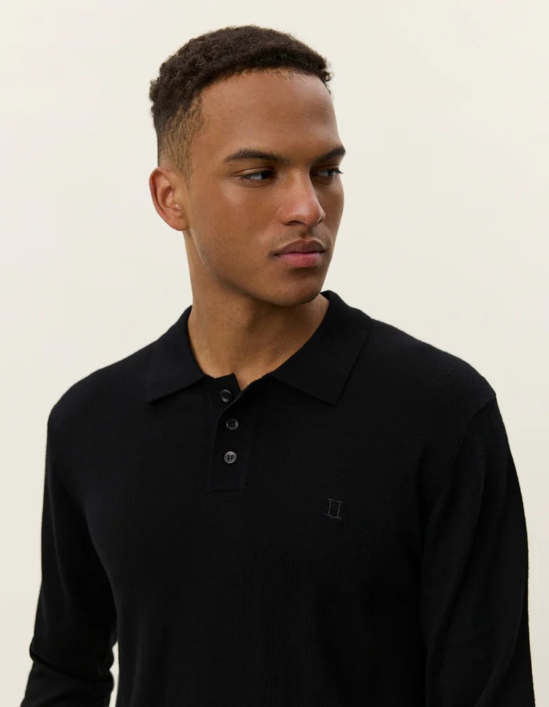 greyson merino polo knit - les deux - 520046793 - pulls - nouveau.