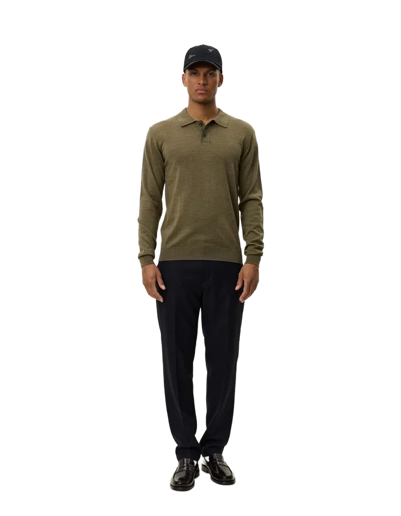 greyson merino polo knit - les deux - 520046830 - pulls - nouveau.
