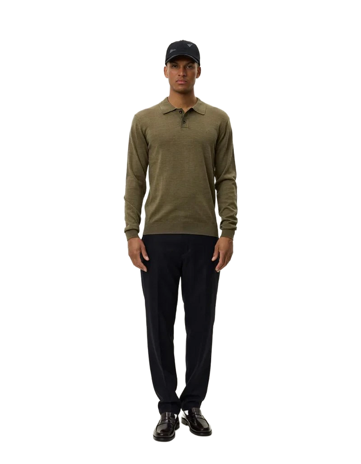 greyson merino polo knit - les deux - 520046830 - pulls - nouveau.