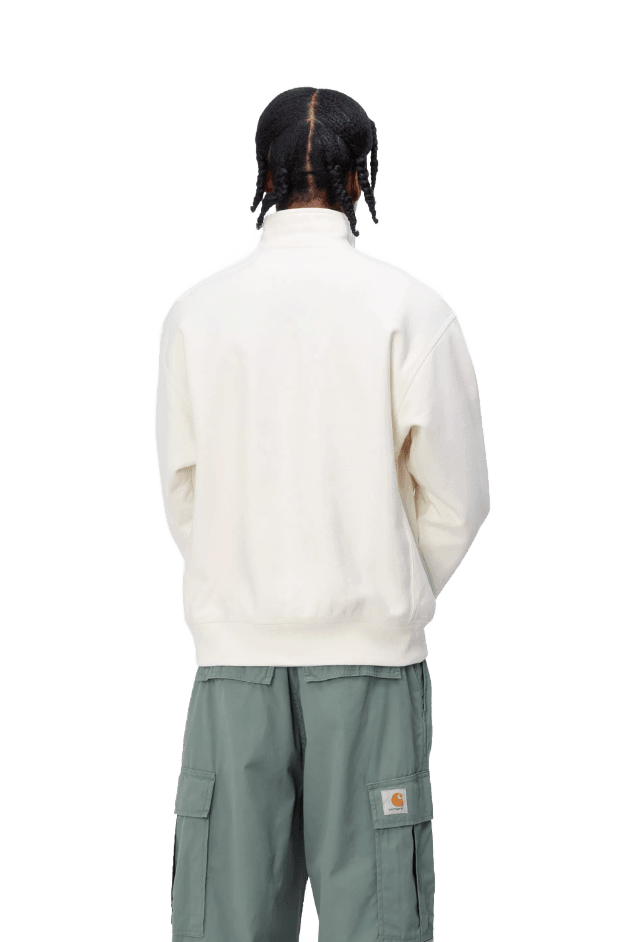half zip american script sweat cotton/ - carhartt - 510058898 - sweat - nouveau.