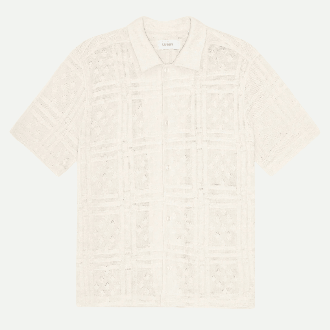 hector pointelle ss shirt - les deux - 520062335 - chemises - Nouveau. men