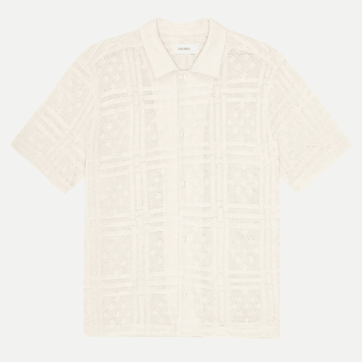 hector pointelle ss shirt - les deux - 520062335 - chemises - Nouveau. men