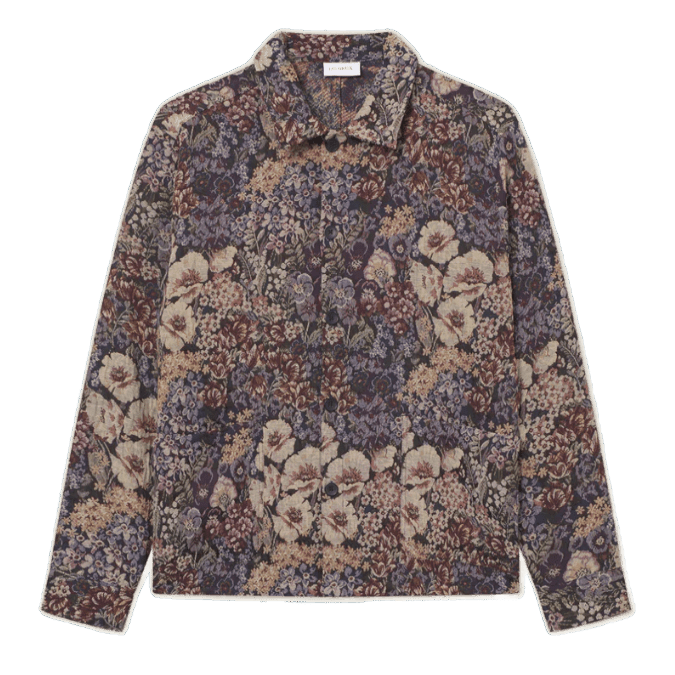 hugh jacquard overshirt - les deux - 510057082 - vestes - nouveau.