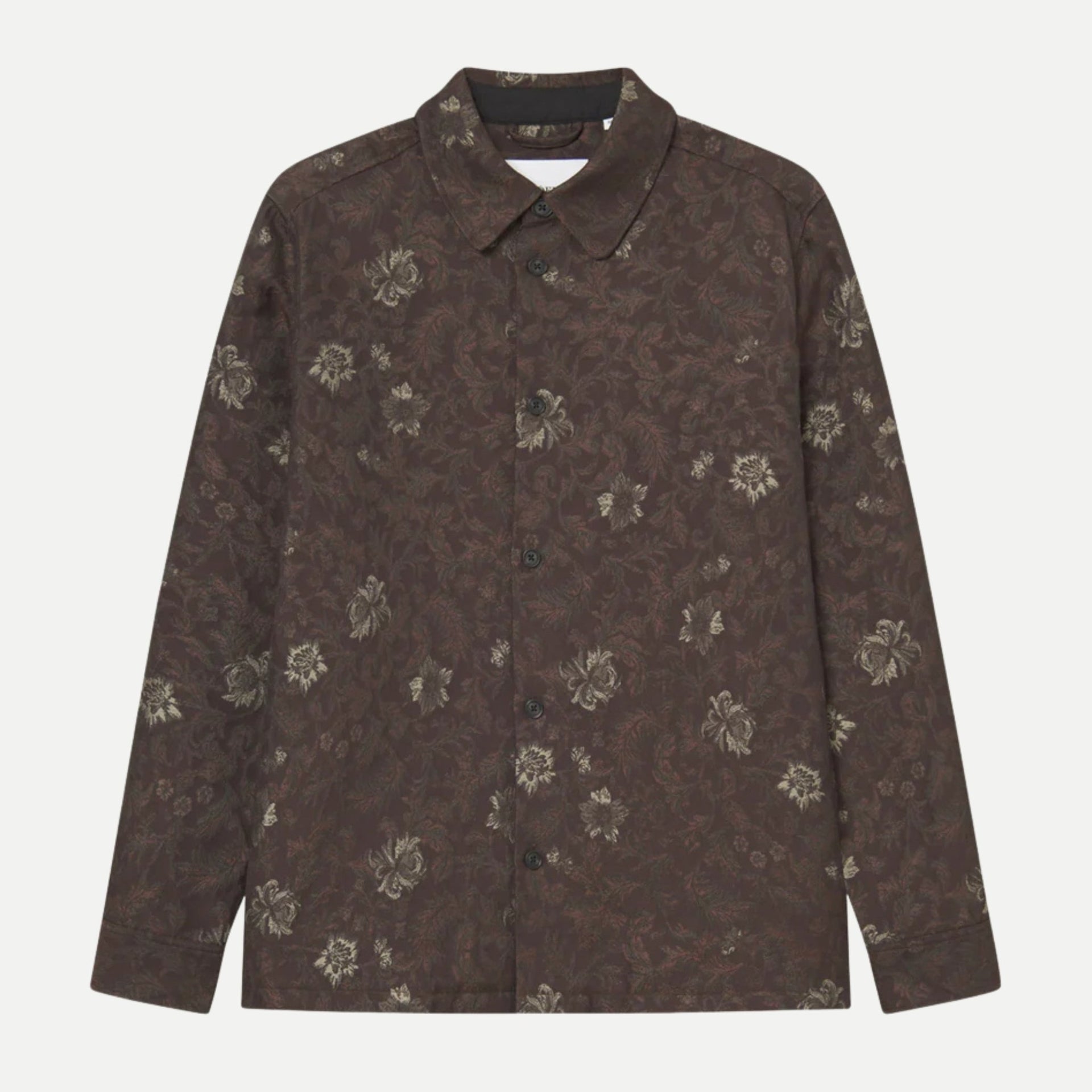 kaleb flower jacquard overshirt - les deux - 510062963 - chemises - Nouveau. men