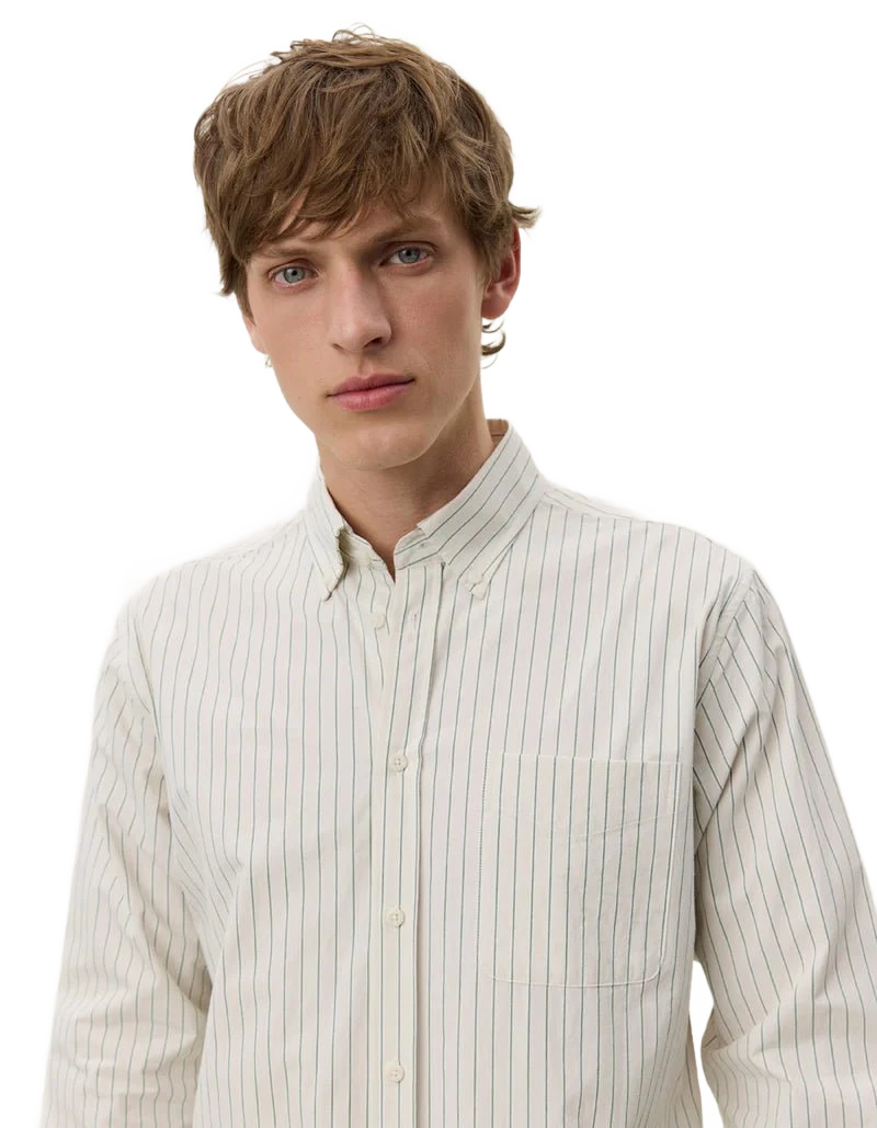 kent stripe poplin short - les deux - 520046496 - chemises - nouveau.