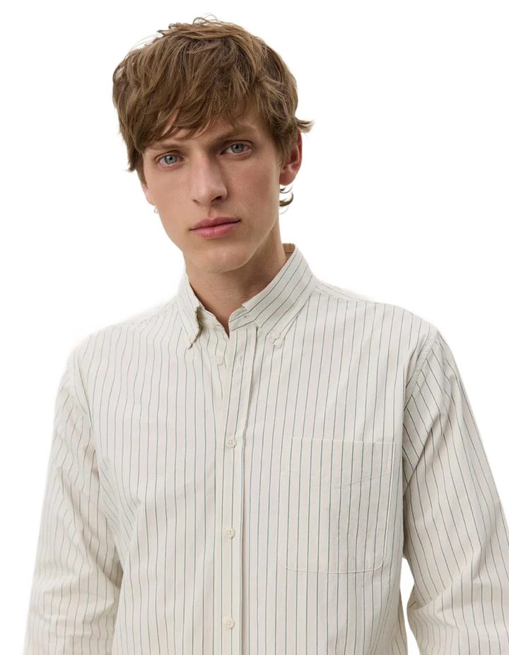 kent stripe poplin short - les deux - 520046496 - chemises - nouveau.