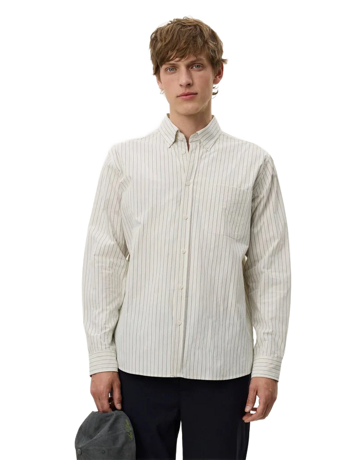 kent stripe poplin short - les deux - 520046496 - chemises - nouveau.