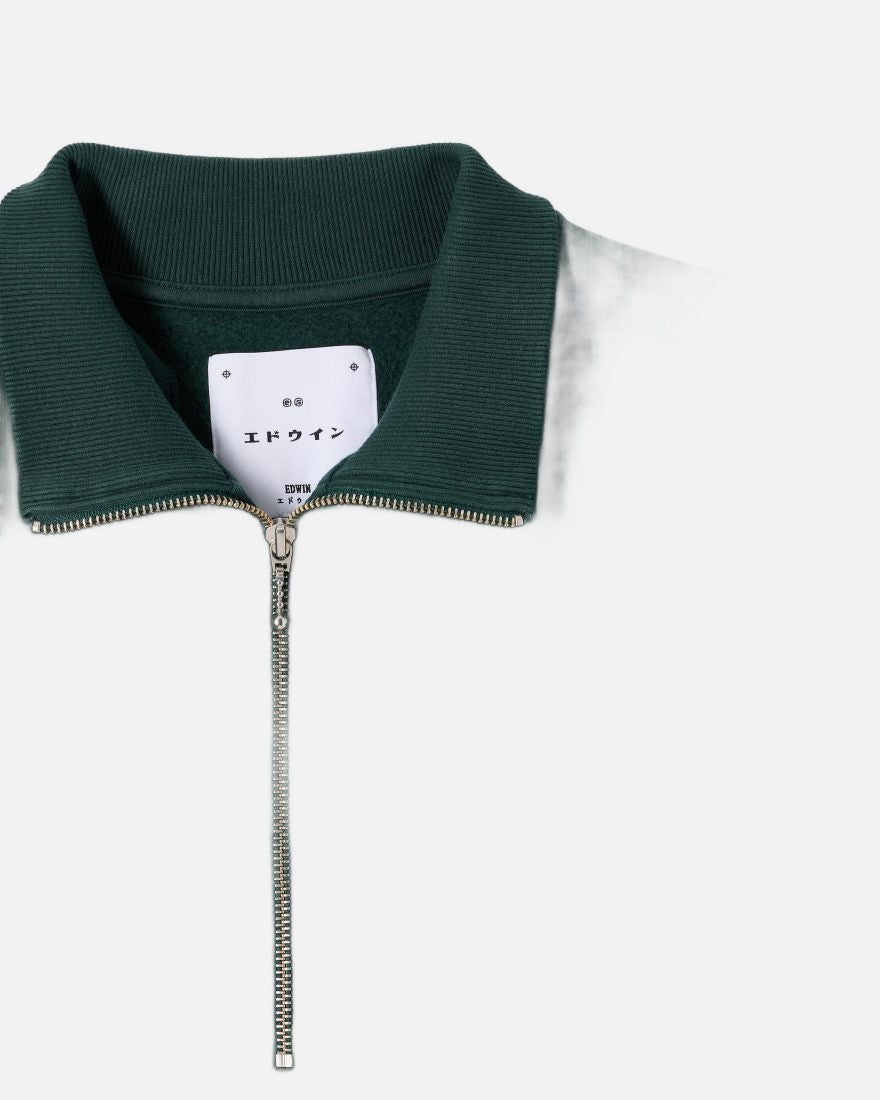 koji half zip sweat - edwins - 520049145 - sweat - nouveau.