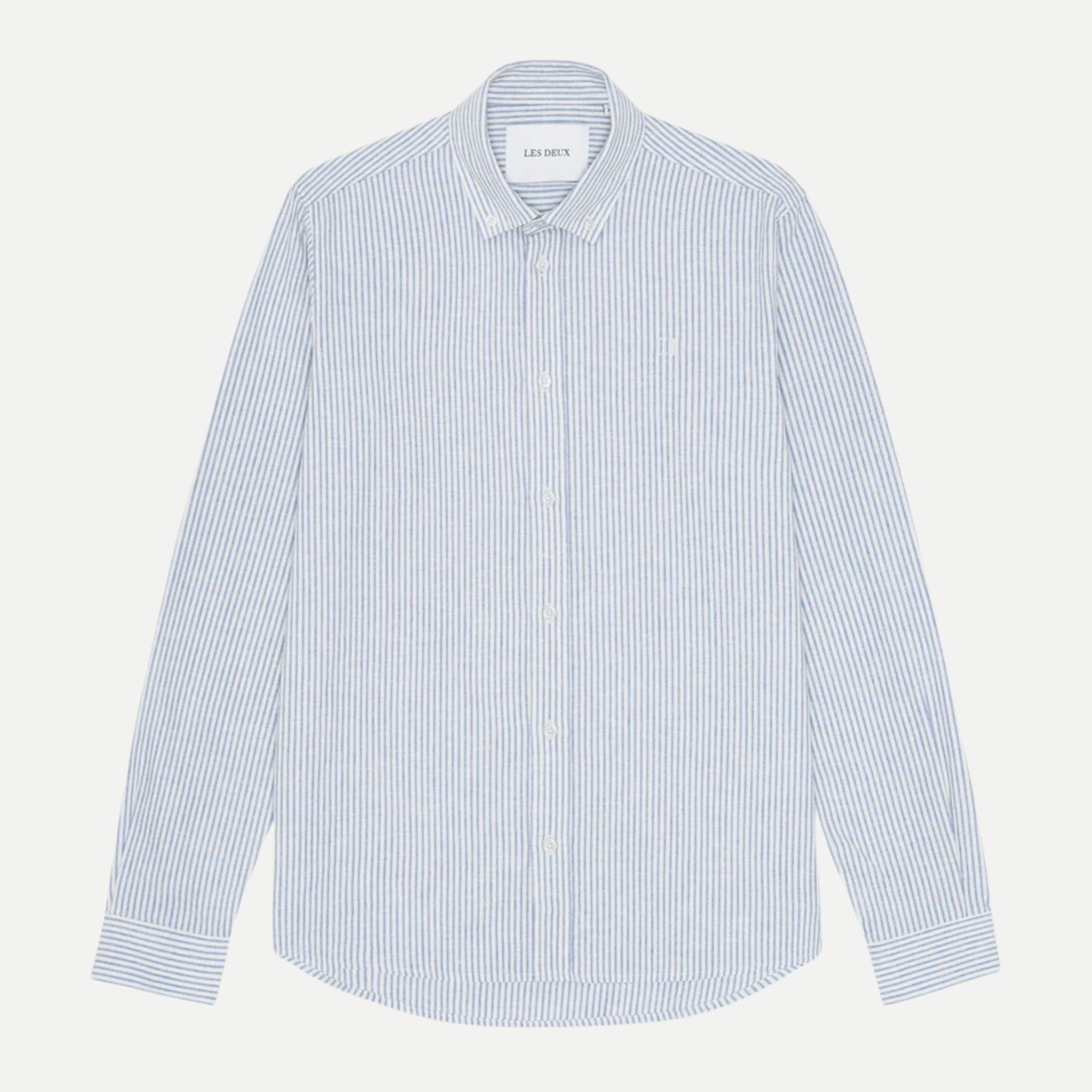 konrad stripe cotton linen shirt - les deux - 520062564 - chemises - Nouveau. men