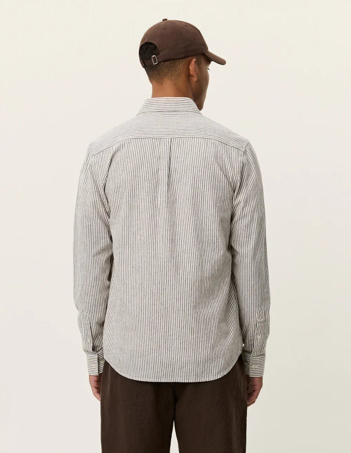 konrad stripe cotton linen shirt - les deux - 520062649 - chemises - Nouveau. men