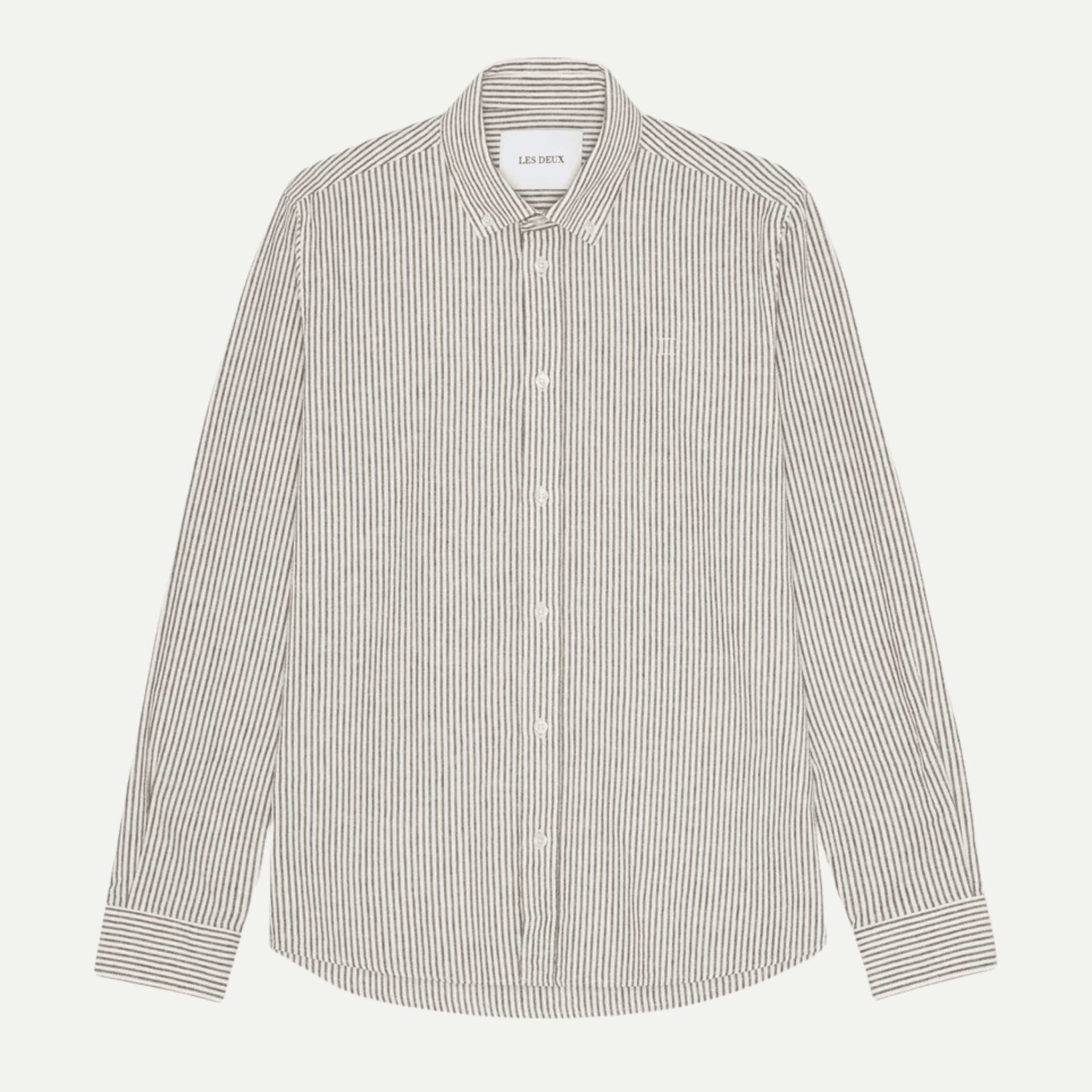 konrad stripe cotton linen shirt - les deux - 520062649 - chemises - Nouveau. men