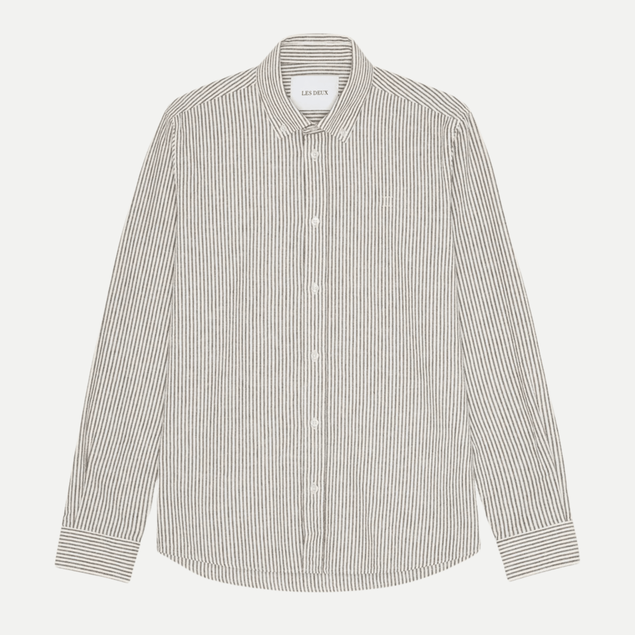 konrad stripe cotton linen shirt - les deux - 520062649 - chemises - Nouveau. men