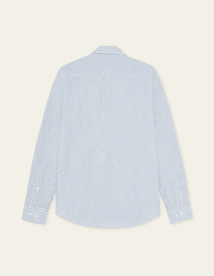 konrad stripe cotton linen shirt - les deux - 520062564 - chemises - Nouveau. men