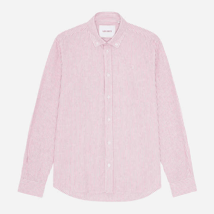 konrad stripe cotton linen shirt - les deux - 520062601 - chemises - Nouveau. men