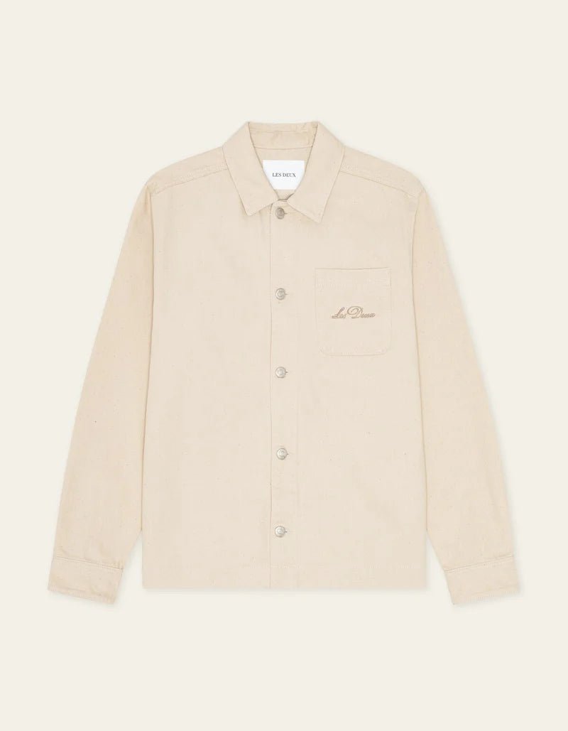 layton faience twill overshirt - les deux - 520064124 - vestes - Nouveau. men