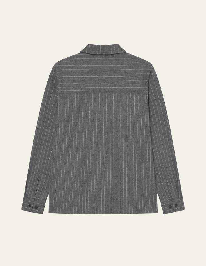 layton pinstripe mouliné overshirt - les deux - 510062765 - vestes - nouveau.