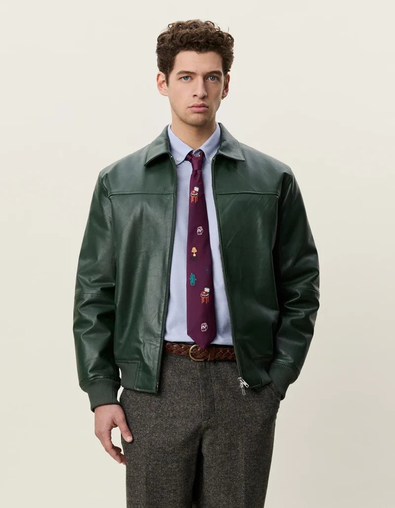 leather varsity - les deux - 520085341 - blousons - Nouveau. men