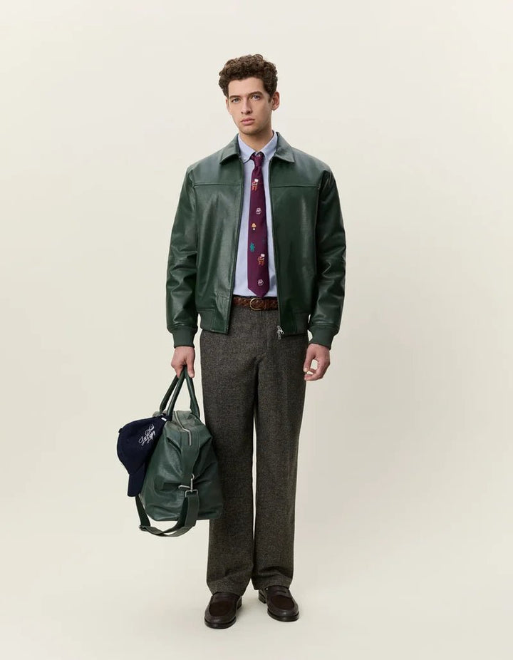 leather varsity - les deux - 520085341 - blousons - Nouveau. men