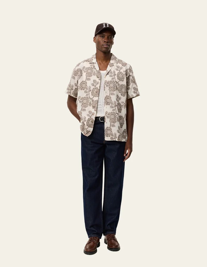 lesley flower jacquard ss shirt - les deux - 520063226 - chemises - Nouveau. men