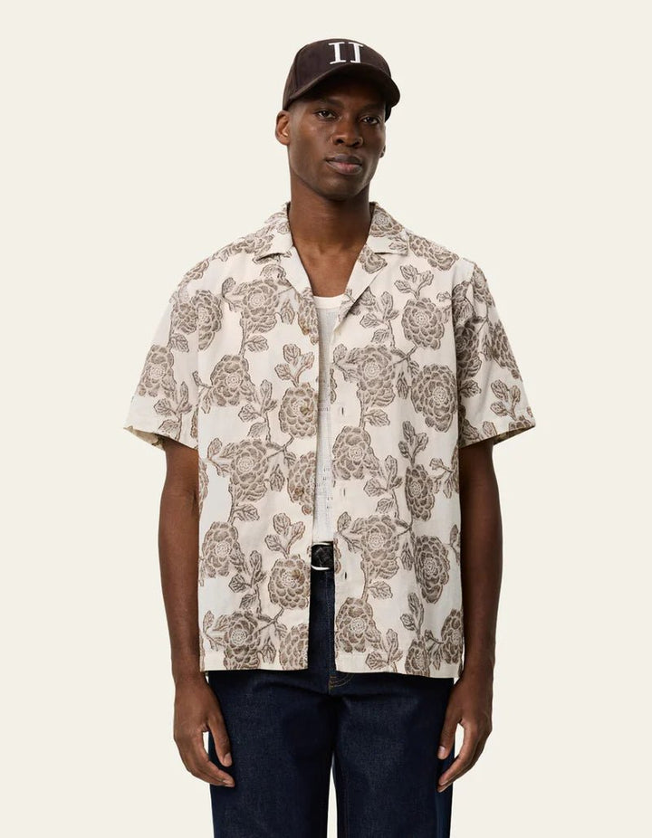 lesley flower jacquard ss shirt - les deux - 520063226 - chemises - Nouveau. men